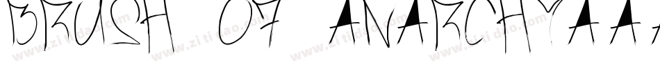 Brush Of Anarchy字体转换